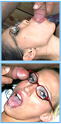 Cum Covered Glasses - Cumshot Covered Glasses Facials Videos